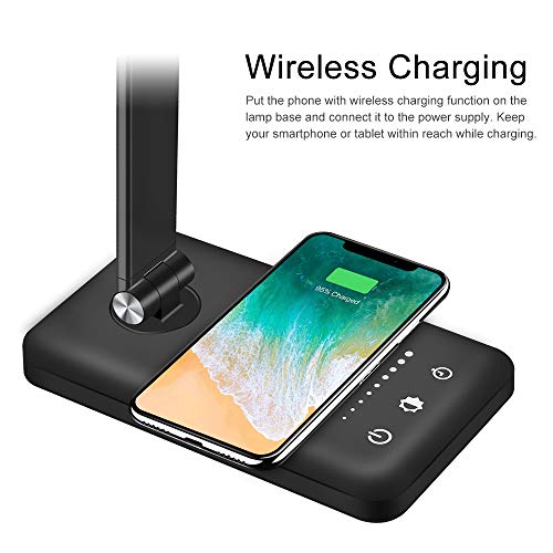 LED Desk Lamp with Wireless Charger - Krosscanada