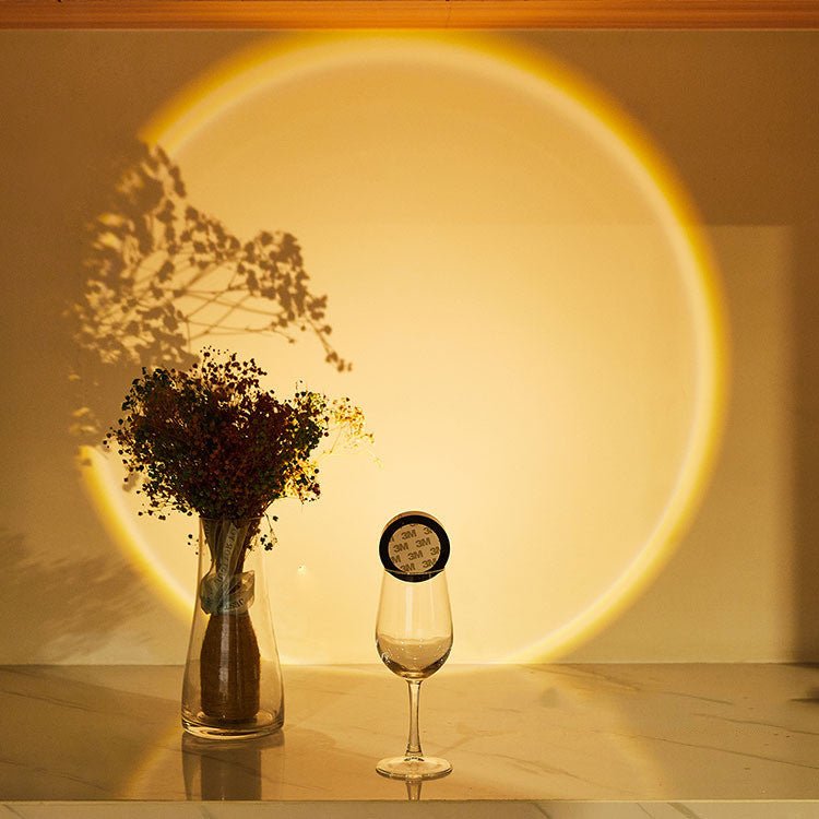 Led Lights Wireless Closet Kitchen Lights Under Furniture Battery Powered Sunset Nightlight Wall Lamp Bedroom Decoration Cabinet - Krosscanada