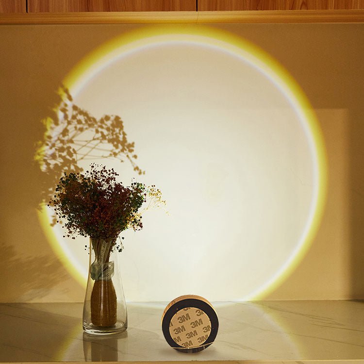 Led Lights Wireless Closet Kitchen Lights Under Furniture Battery Powered Sunset Nightlight Wall Lamp Bedroom Decoration Cabinet - Krosscanada