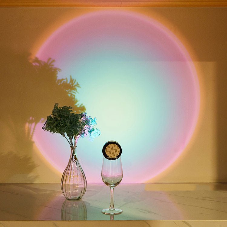 Led Lights Wireless Closet Kitchen Lights Under Furniture Battery Powered Sunset Nightlight Wall Lamp Bedroom Decoration Cabinet - Krosscanada