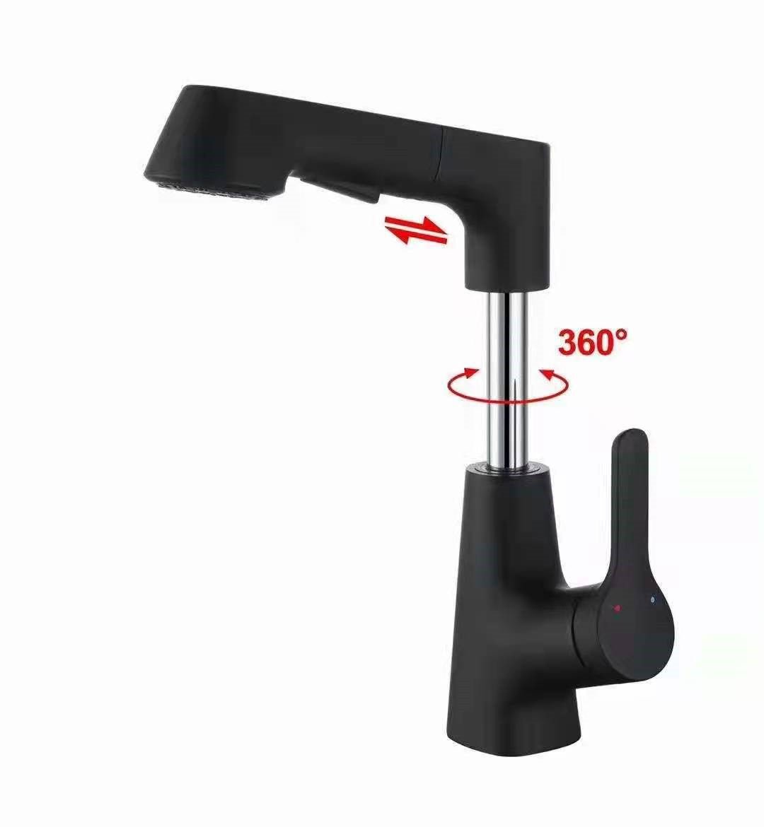 Lifting Cold And Tropical Shower Telescopic Mixing Faucet - Krosscanada