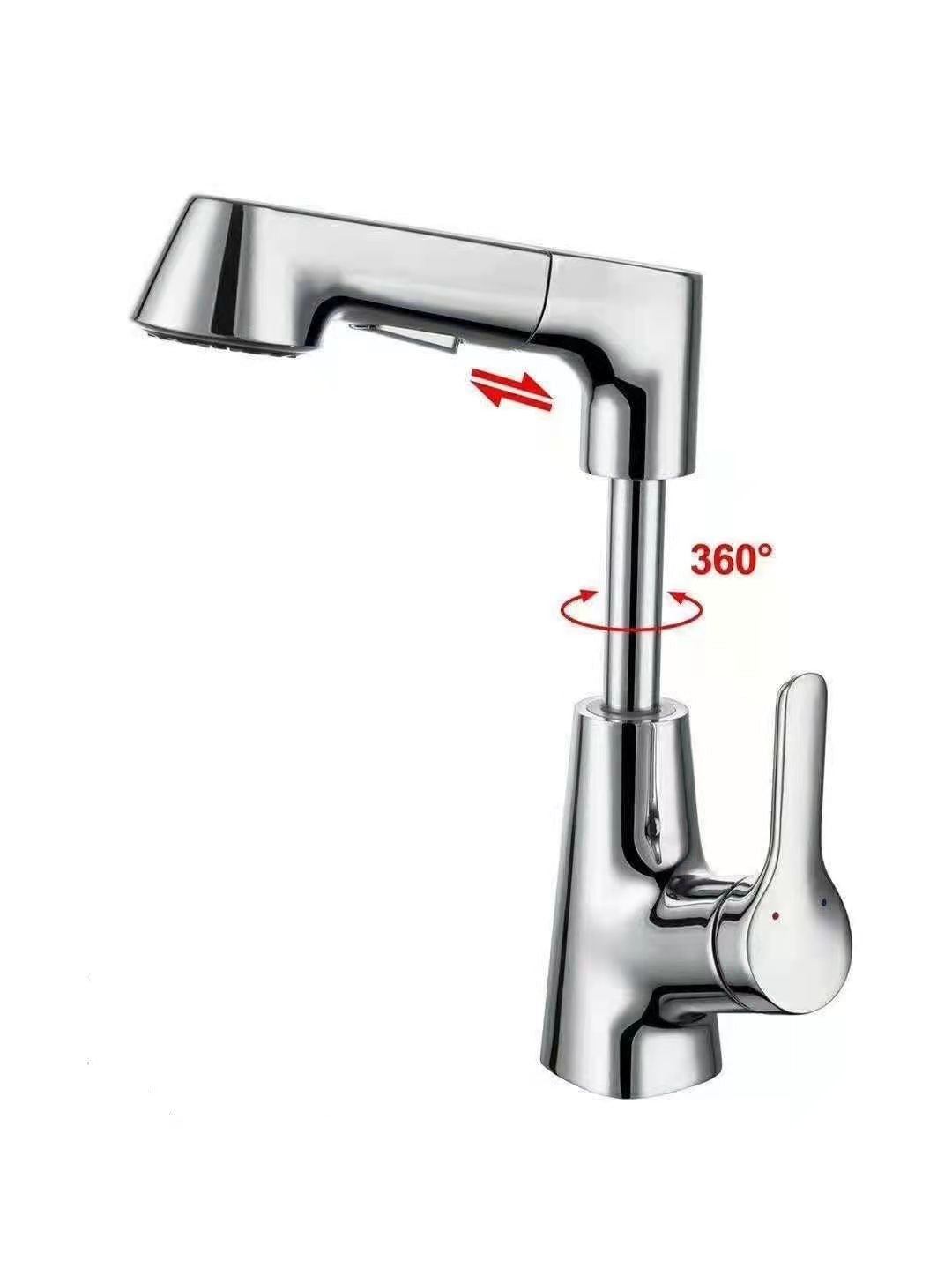 Lifting Cold And Tropical Shower Telescopic Mixing Faucet - Krosscanada