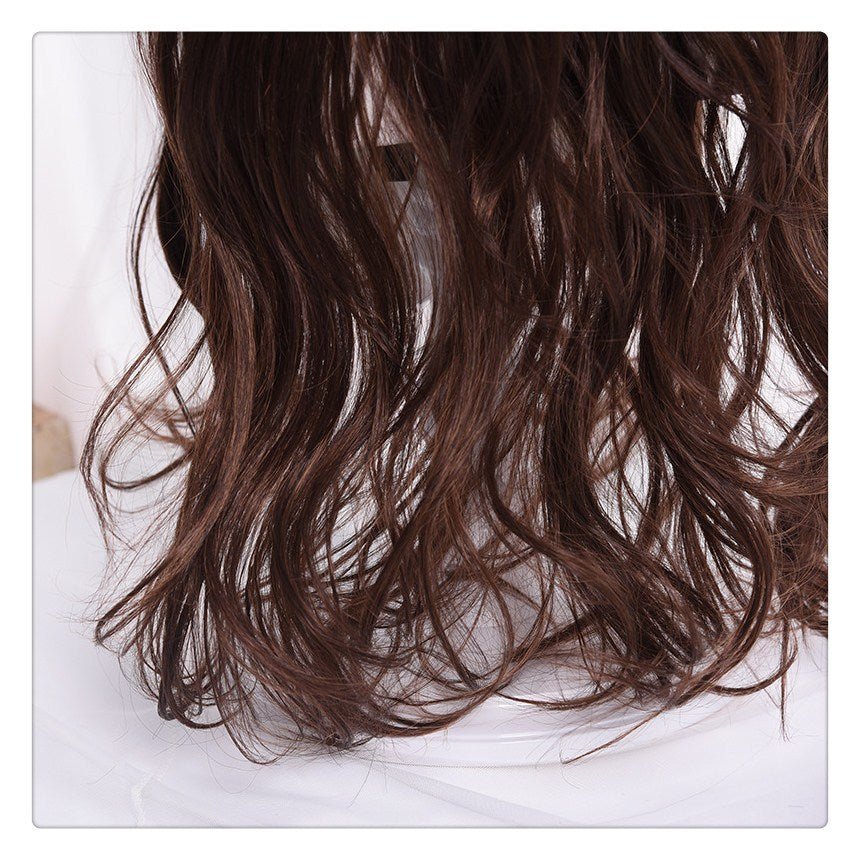 Long roll wig air bangs wig wig COS wig dyed wig - Krosscanada