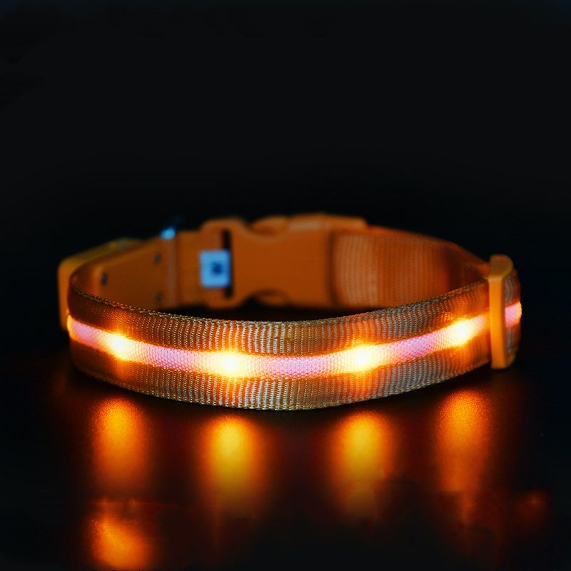 Luminous collar night pet USB charging - Krosscanada
