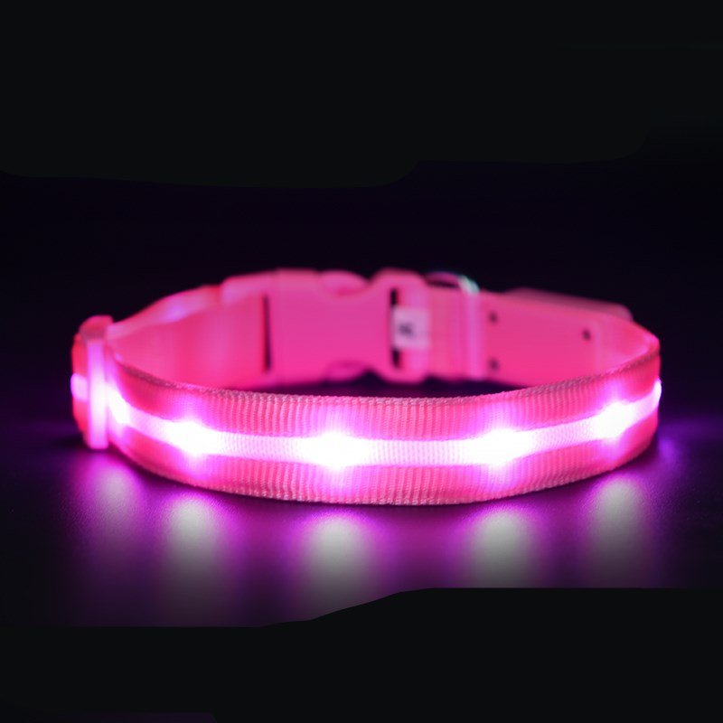 Luminous collar night pet USB charging - Krosscanada