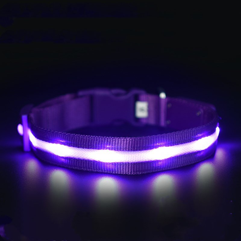 Luminous collar night pet USB charging - Krosscanada