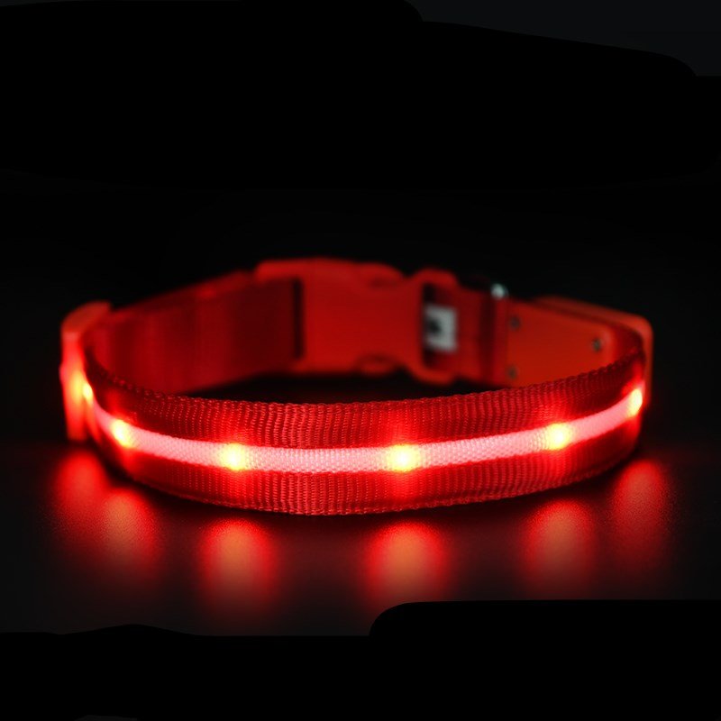 Luminous collar night pet USB charging - Krosscanada