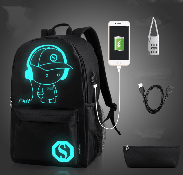 Luminous USB Charging Outdoor Leisure Bag - Krosscanada