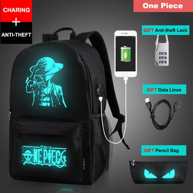 Luminous USB Charging Outdoor Leisure Bag - Krosscanada