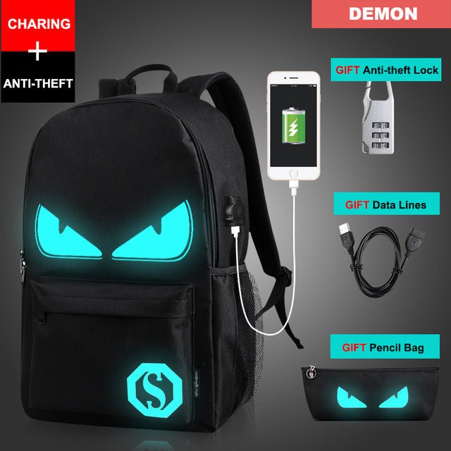 Luminous USB Charging Outdoor Leisure Bag - Krosscanada