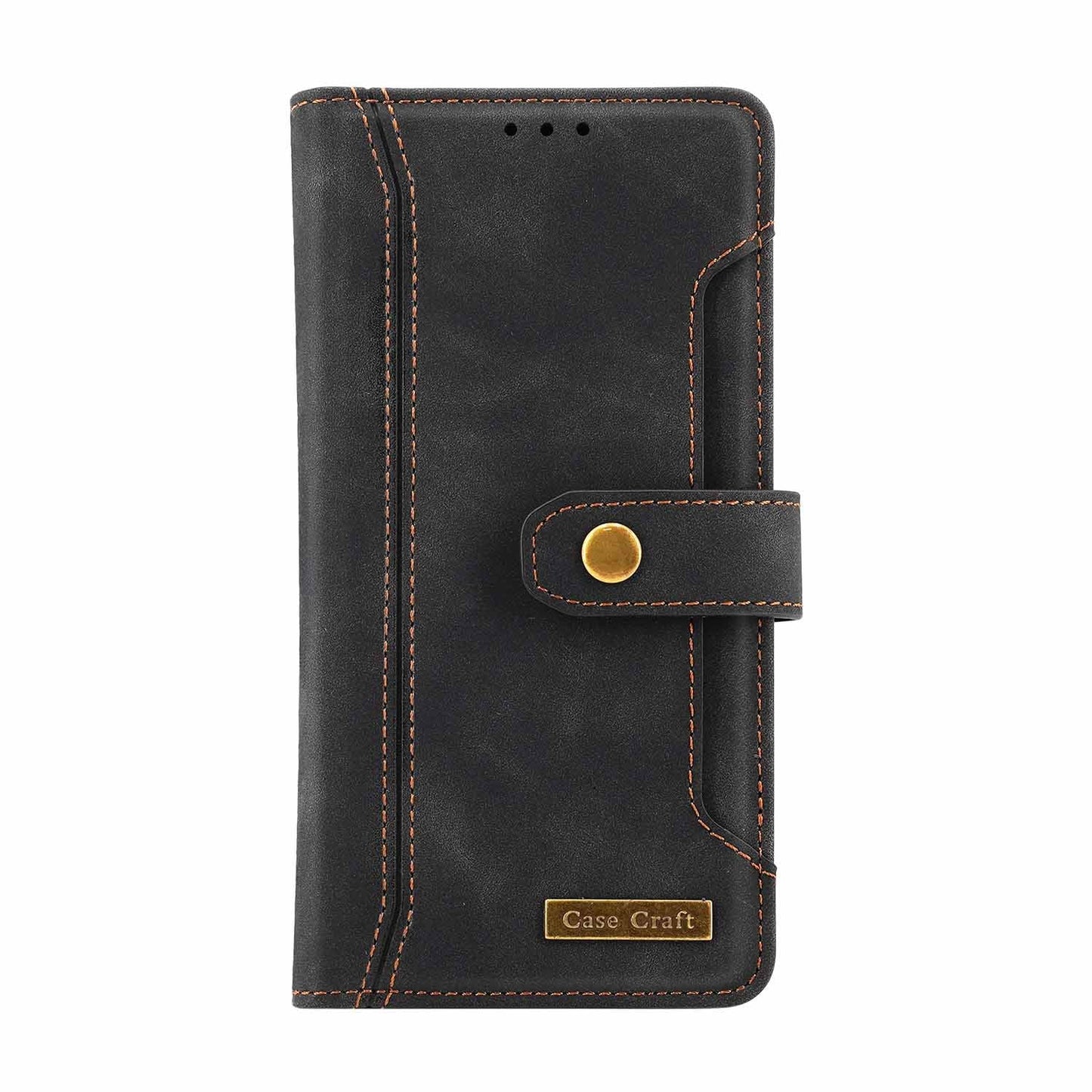 Magnetic Snap Protection Flap Wallet Leather Case - Krosscanada