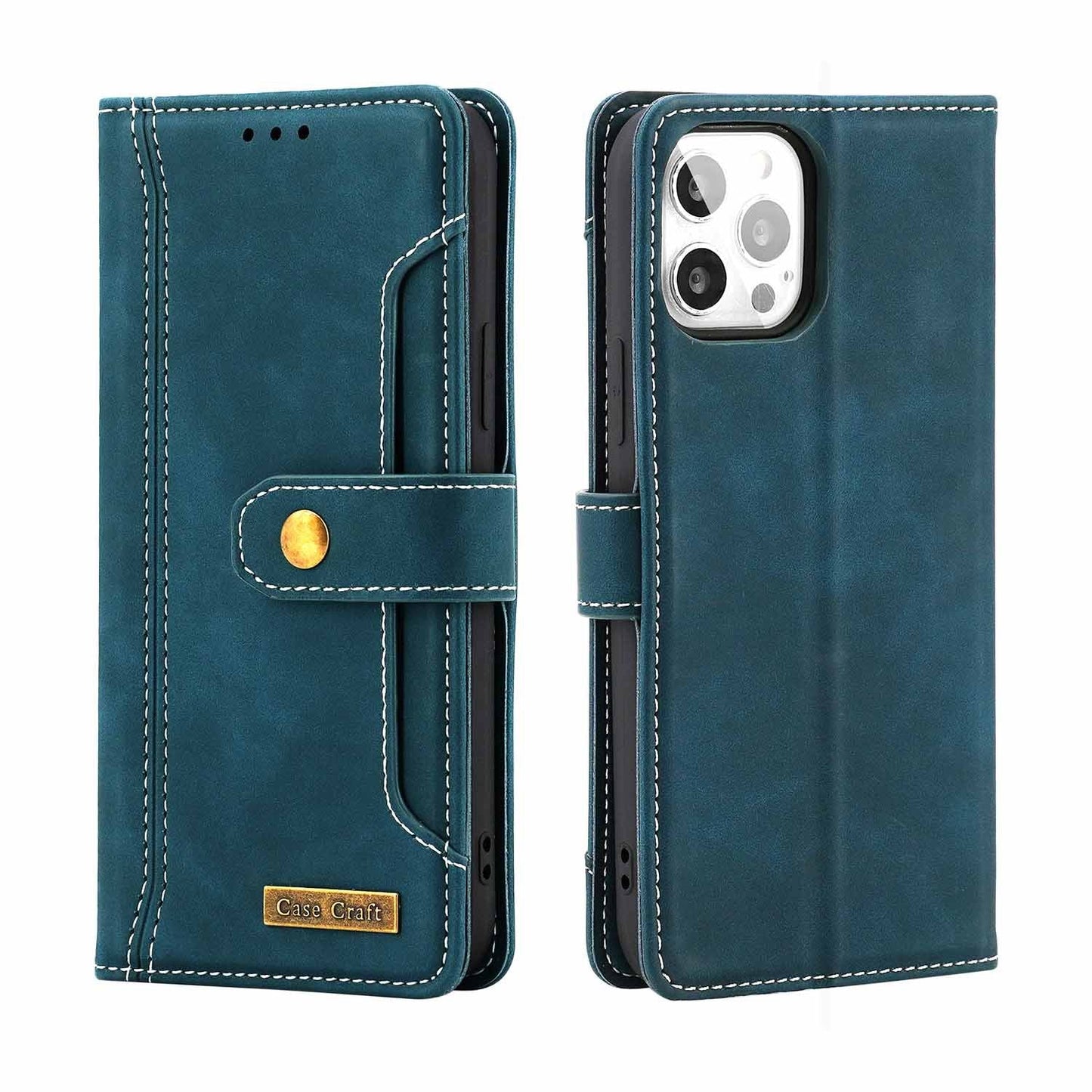 Magnetic Snap Protection Flap Wallet Leather Case - Krosscanada