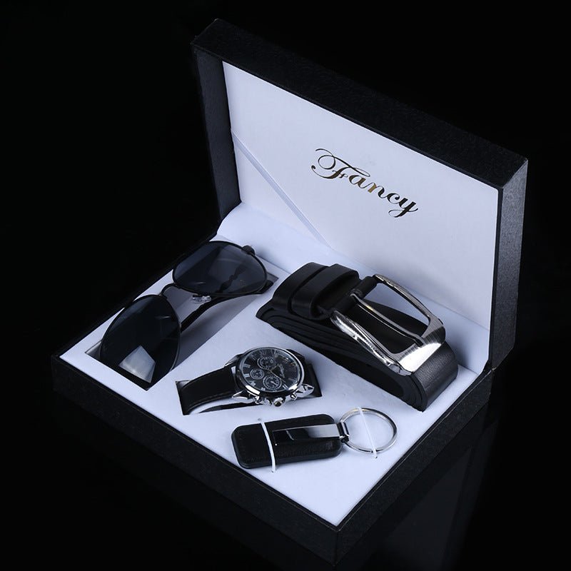 Men's belt glasses watch set - Krosscanada