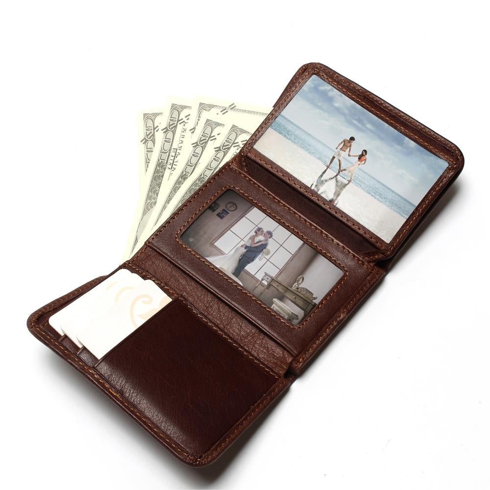 Men's ultra - thin leather wallet - Krosscanada