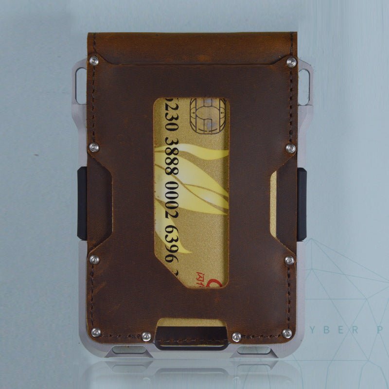 Metal antimagnetic wallet - Krosscanada