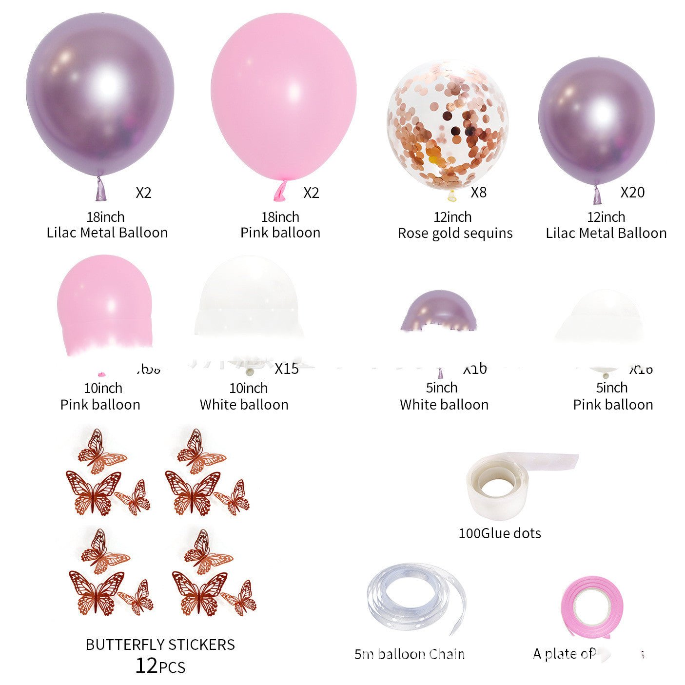 Metal Balloon Chain Package - Krosscanada