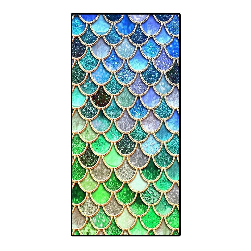 Microfiber Variety Bath Towel Towel Sea Stand Holiday Rectangular Sand Shawl 3D Printing - Krosscanada