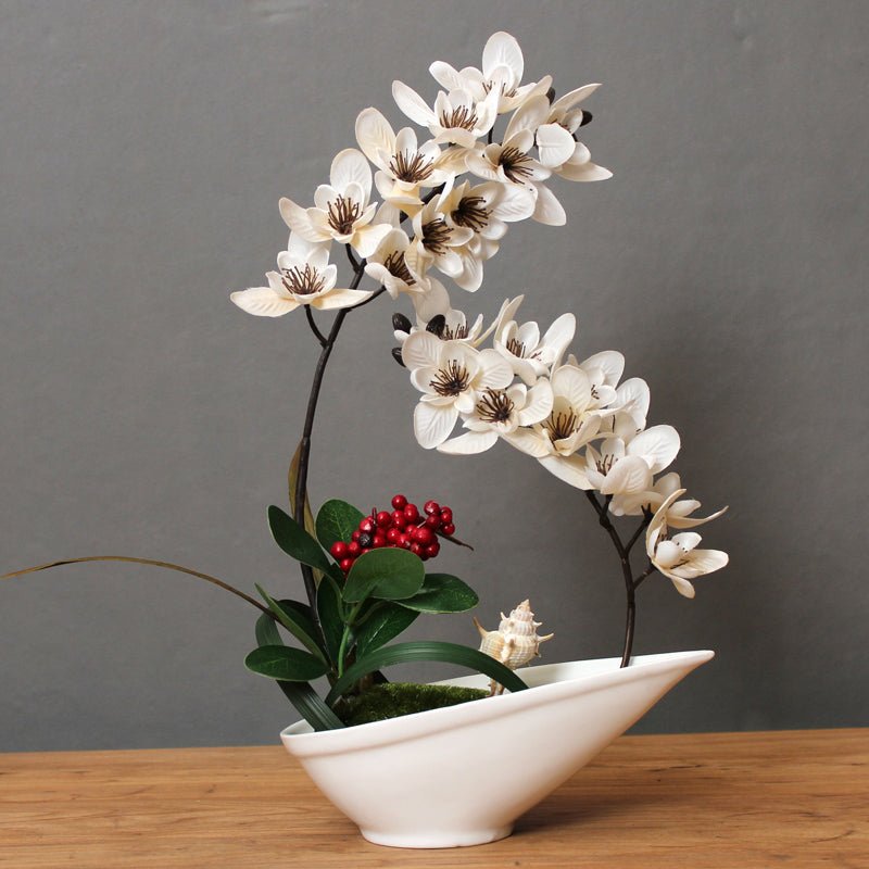 Modern Home Living Room TV Cabinet Dining Table Decoration Flower Fake Flower Furnishings - Krosscanada