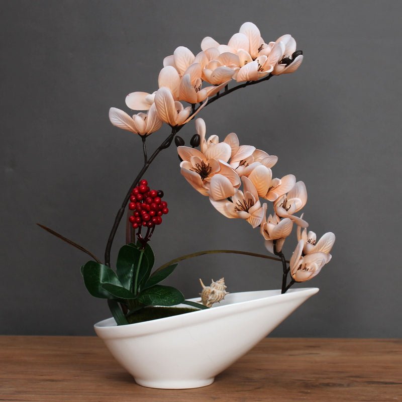 Modern Home Living Room TV Cabinet Dining Table Decoration Flower Fake Flower Furnishings - Krosscanada