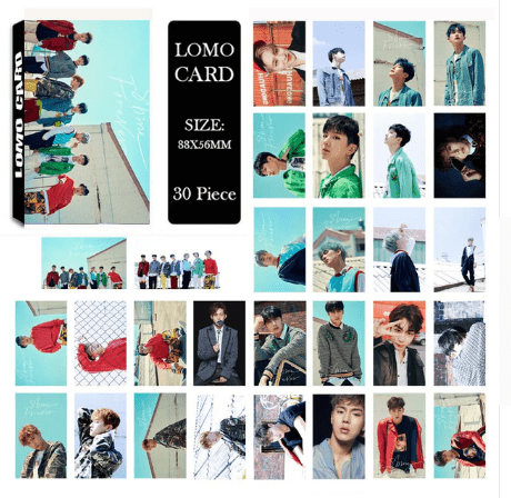 MONSTA X Collective models LOMO box card set of 30 albums SHINE FOREVER same paragraph - Krosscanada