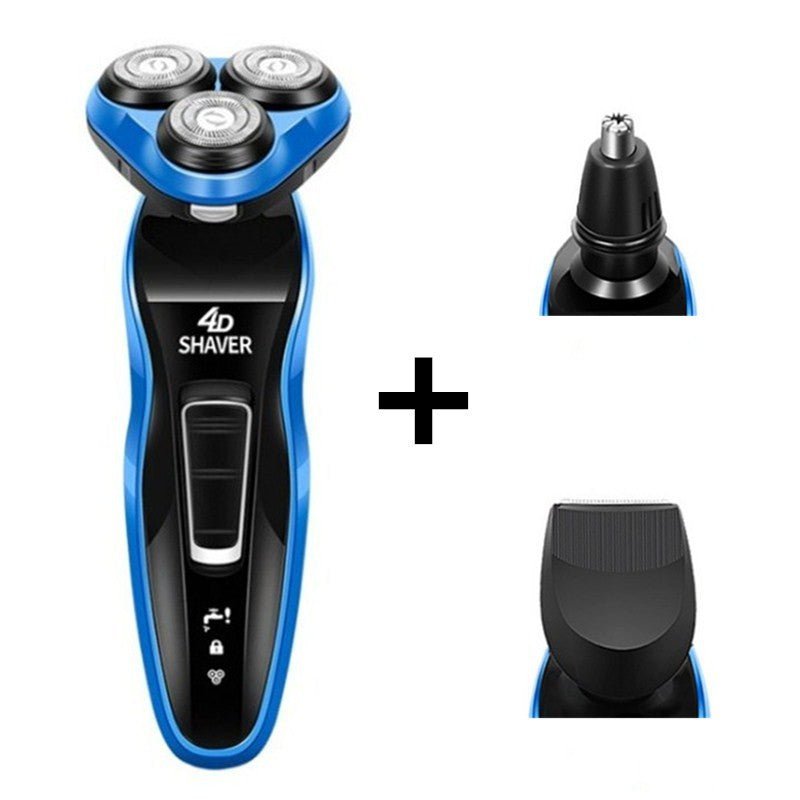 Multifunctional dry / wet 4 in 1 male electric shaver - Krosscanada