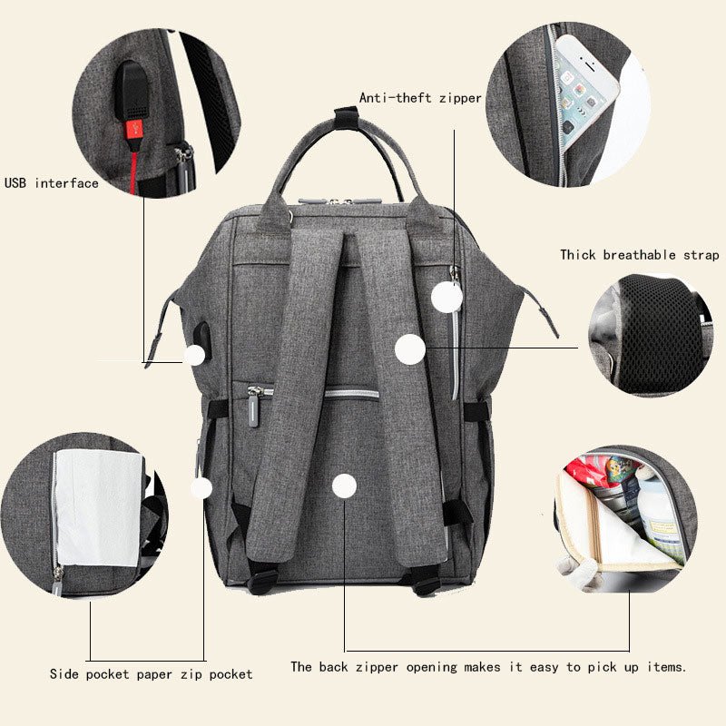 Multifunctional large capacity mummy bag - Krosscanada