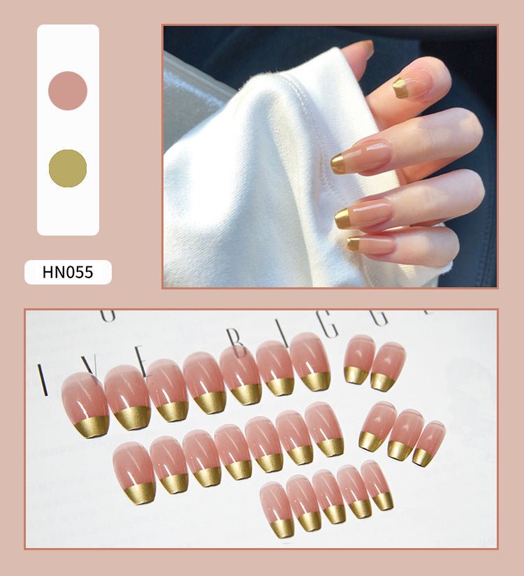 Nail Art Finished Fake Nail Scrub Nail Patch Wearable - Krosscanada