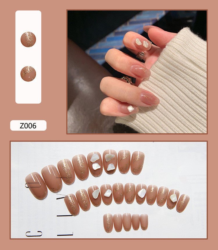 Nail Patches Nail Patches Fake Nails Finished Nail Patches Nail Stickers - Krosscanada