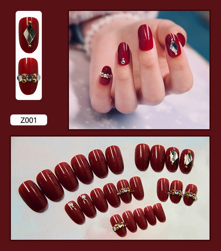 Nail Patches Nail Patches Fake Nails Finished Nail Patches Nail Stickers - Krosscanada