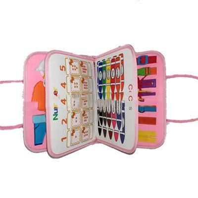 New Busy Book Children's Busy Board Dressing And Buttoning Learning Baby Early Education Preschool Sensory Learning Toy - Krosscanada