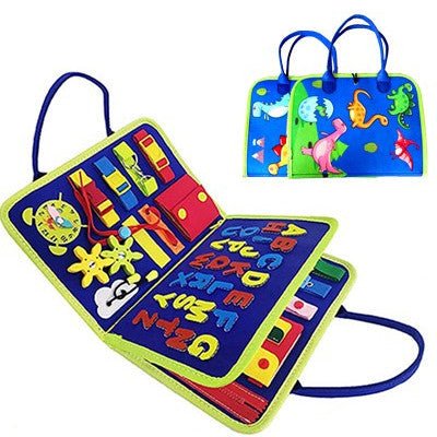 New Busy Book Children's Busy Board Dressing And Buttoning Learning Baby Early Education Preschool Sensory Learning Toy - Krosscanada