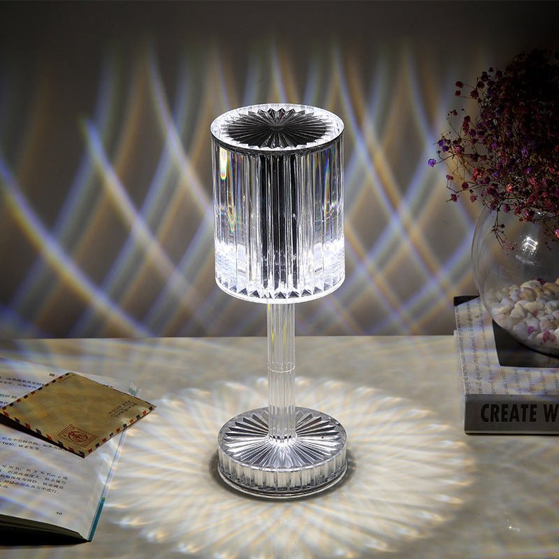 New Crystal Table Lamp Hotel Decoration Diamond Romantic Warm Led For Home Decor Romantic Gift Night Light - Krosscanada