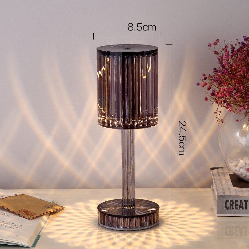 New Crystal Table Lamp Hotel Decoration Diamond Romantic Warm Led For Home Decor Romantic Gift Night Light - Krosscanada