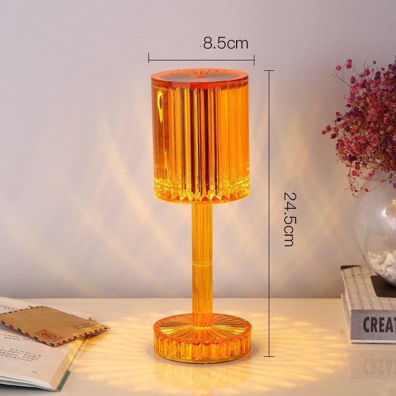 New Crystal Table Lamp Hotel Decoration Diamond Romantic Warm Led For Home Decor Romantic Gift Night Light - Krosscanada