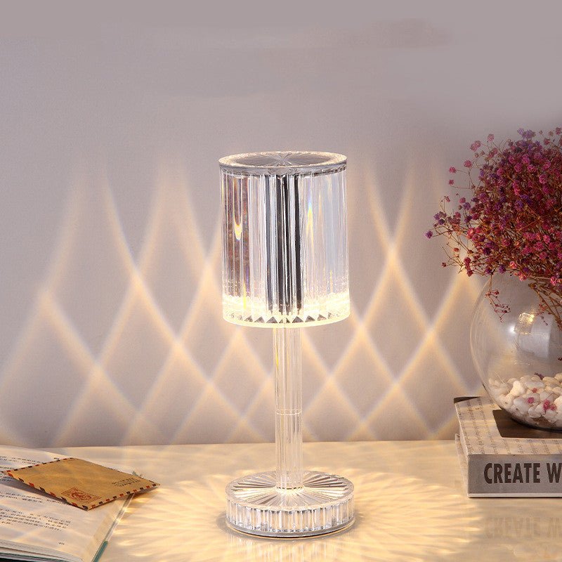 New Crystal Table Lamp Hotel Decoration Diamond Romantic Warm Led For Home Decor Romantic Gift Night Light - Krosscanada