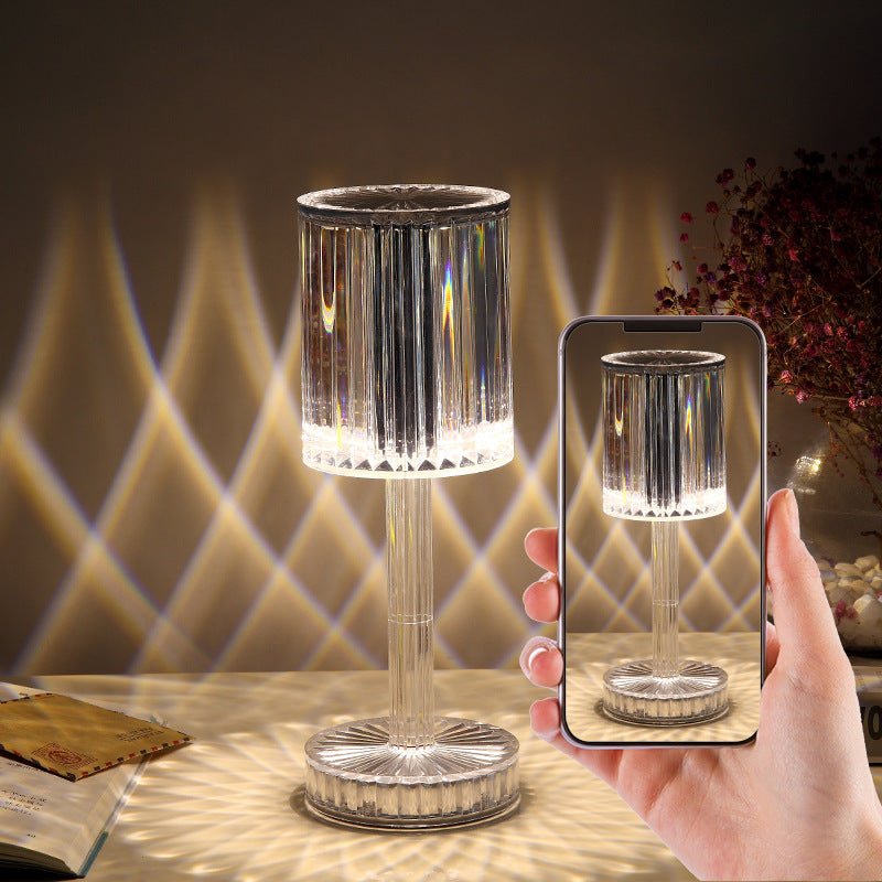 New Crystal Table Lamp Hotel Decoration Diamond Romantic Warm Led For Home Decor Romantic Gift Night Light - Krosscanada