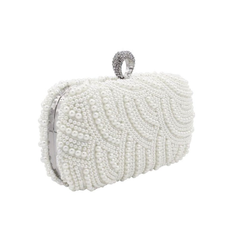 New Fashion Ring Diamond Pearl Banquet Bag - Krosscanada