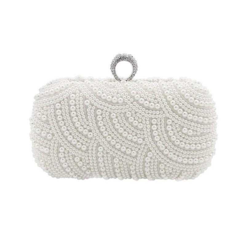 New Fashion Ring Diamond Pearl Banquet Bag - Krosscanada
