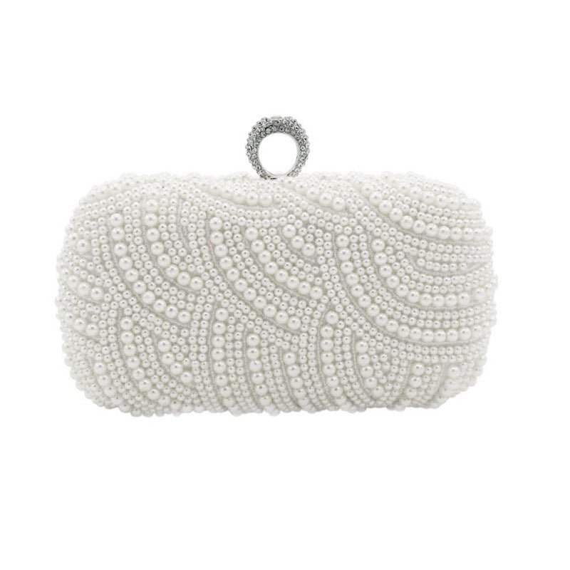 New Fashion Ring Diamond Pearl Banquet Bag - Krosscanada