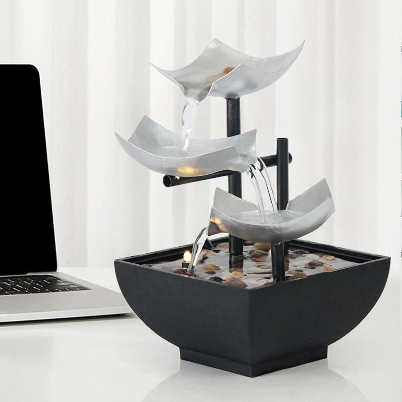 New Home Decoration Flowing Water Ornaments Desktop Fountain Crafts For Home Decor - Krosscanada