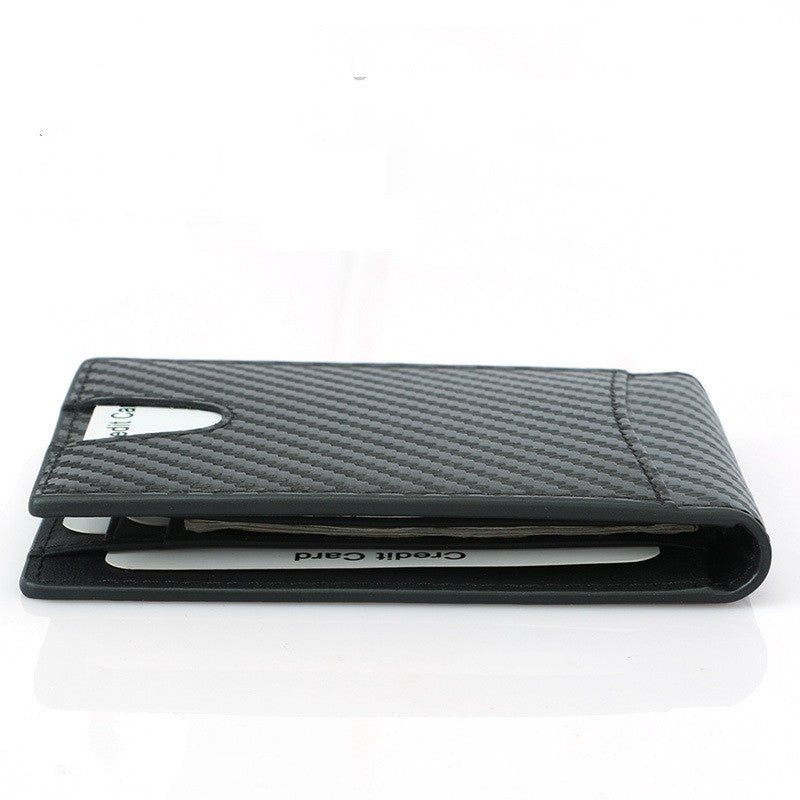New men's wallet wallet carbon fiber texture - Krosscanada
