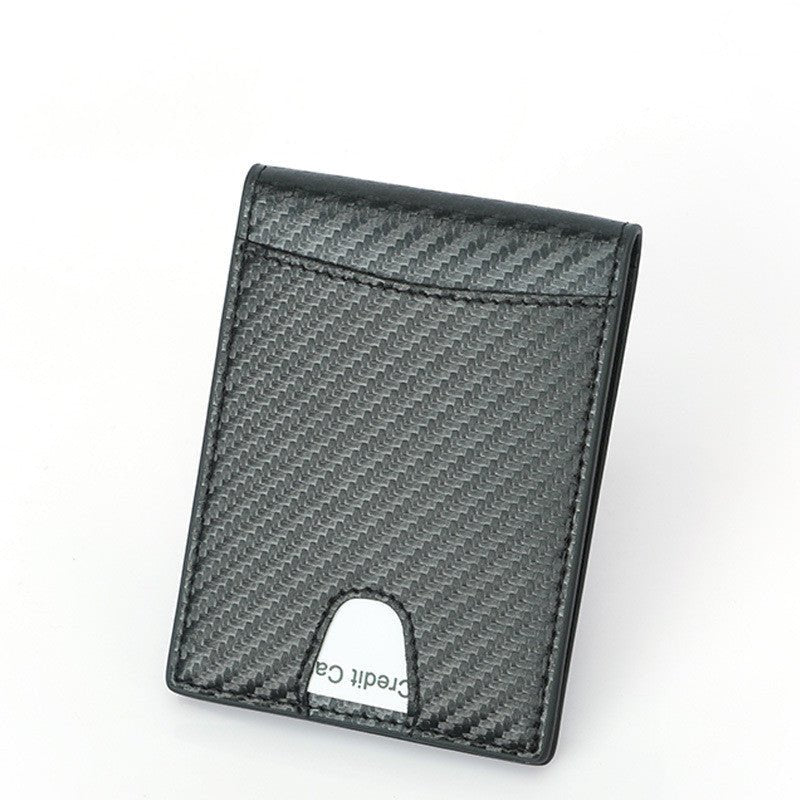 New men's wallet wallet carbon fiber texture - Krosscanada