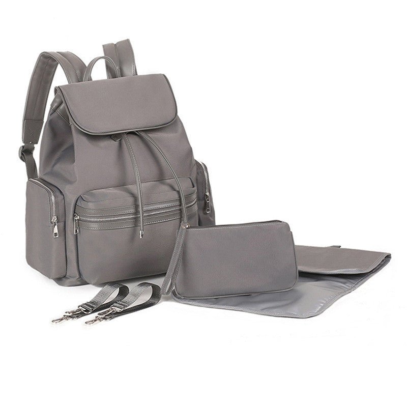 New Mummy Bag Nylon Mummy Bag Backpack Storage Bag Waterproof Travel Backpack Hanging Child Car Backpack - Krosscanada