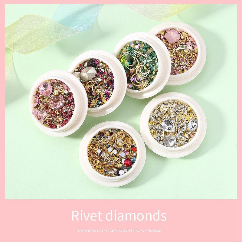 New Nail Art Jewelry Nail Diamond Nail Rivet - Krosscanada