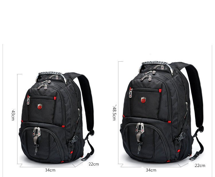 New Swiss Military Army Waterproof Travel Bags Laptop Backpack Multifunctional Large Capacity USB Charging Port Backpack - Krosscanada
