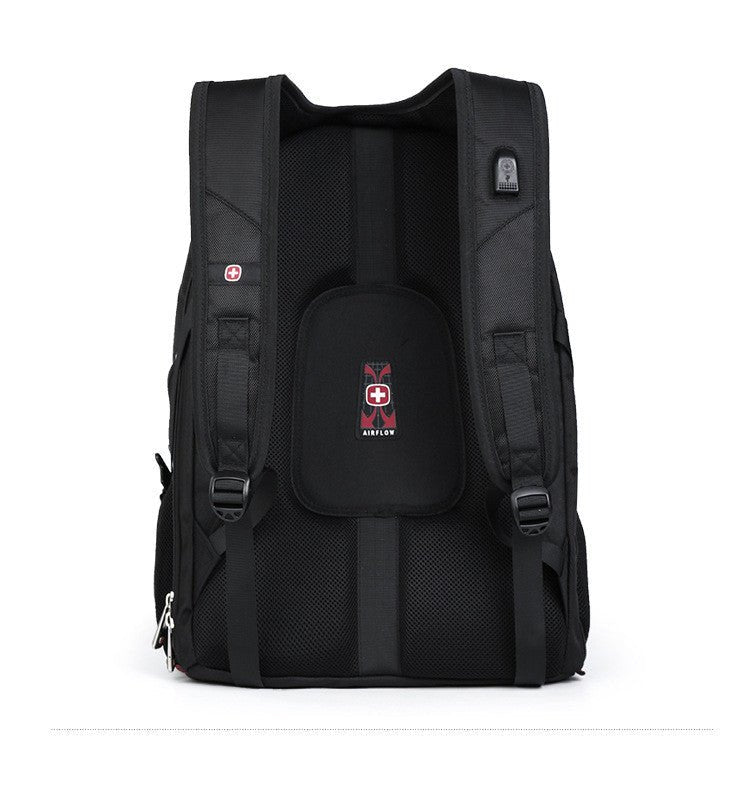 New Swiss Military Army Waterproof Travel Bags Laptop Backpack Multifunctional Large Capacity USB Charging Port Backpack - Krosscanada