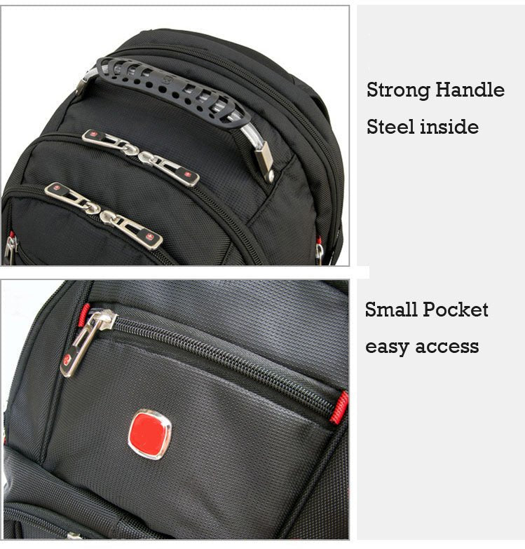 New Swiss Military Army Waterproof Travel Bags Laptop Backpack Multifunctional Large Capacity USB Charging Port Backpack - Krosscanada