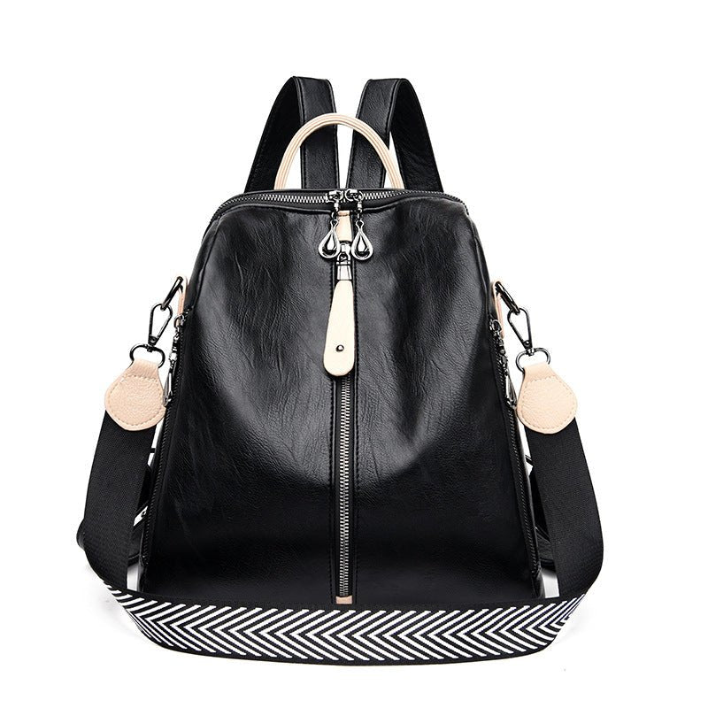 New Women Backpacks Soft Leather Backpack Fashion - Krosscanada
