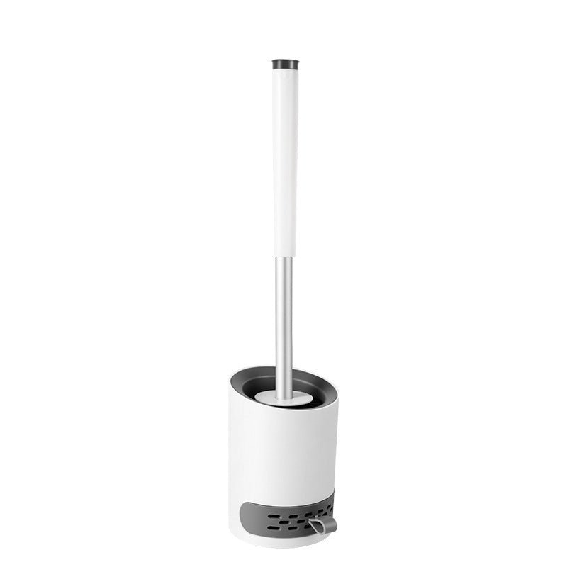 No Dead Ends Toilet Brush Diatom Mud Long Handle Soft Hair Brush Set Bathroom Household Toilet Cleaning Tool - Krosscanada