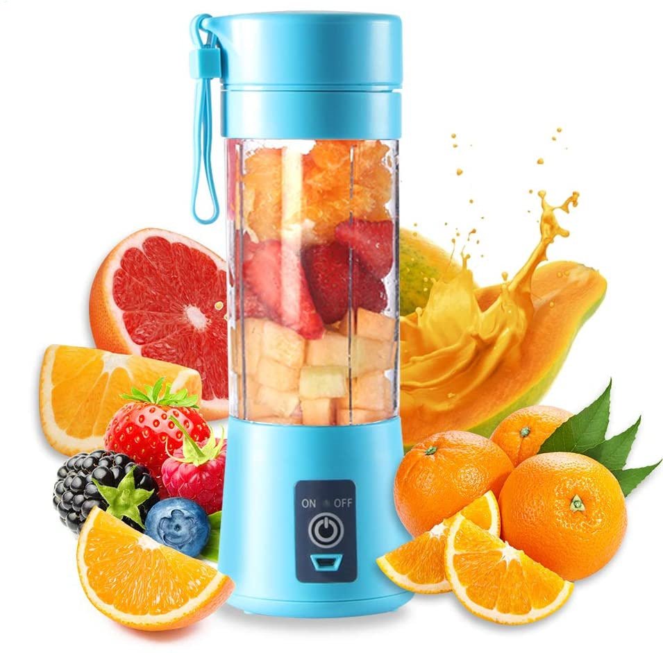 Portable Blender With USB Rechargeable Mini Kitchen Fruit Juice Mixer Home Simple Portable Electric Mini Juicer - Krosscanada